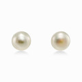 18K Gold Plated Freshwater Pearl Stud Earrings 