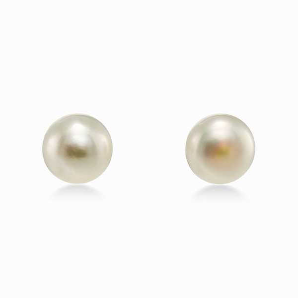 18K Gold Plated Freshwater Pearl Stud Earrings 