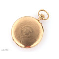 14K Gold Double Hunter Pocket Watch 