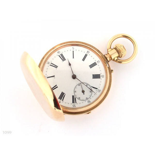 Geneve 14K Gold Pocket Watch