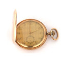 14K Gold Pocket Watch with Jewels in its mechanism