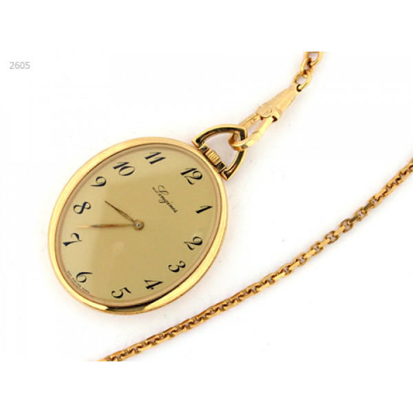 Gold Plated Longines Pocket Watch