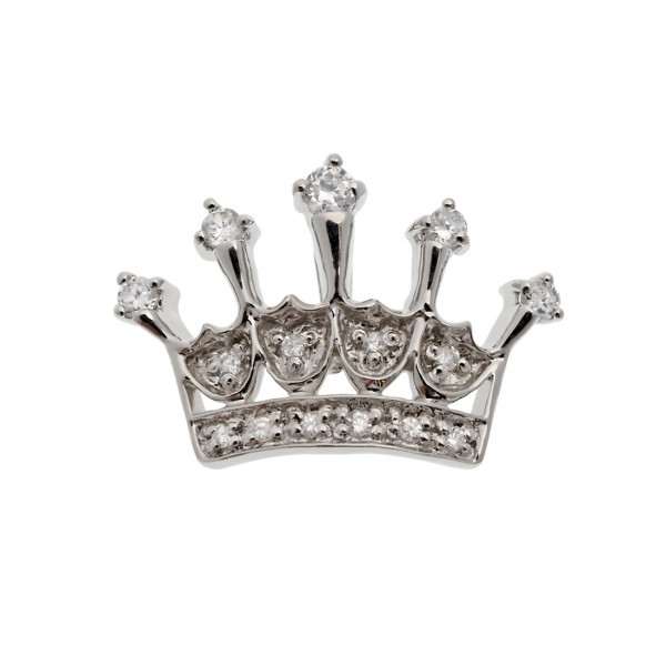  Silver Pendant Crown