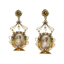 Victorian Gold Earrings