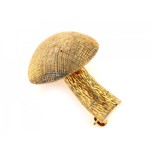 Mushroom Brooch by CastleCliff