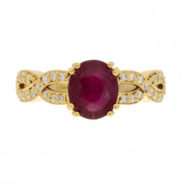 Ruby Gold Ring