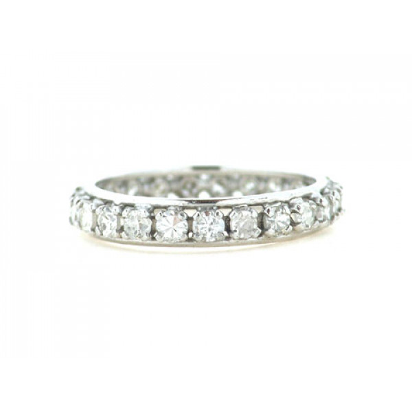 Platinum Eternity Ring adorned with Diamonds