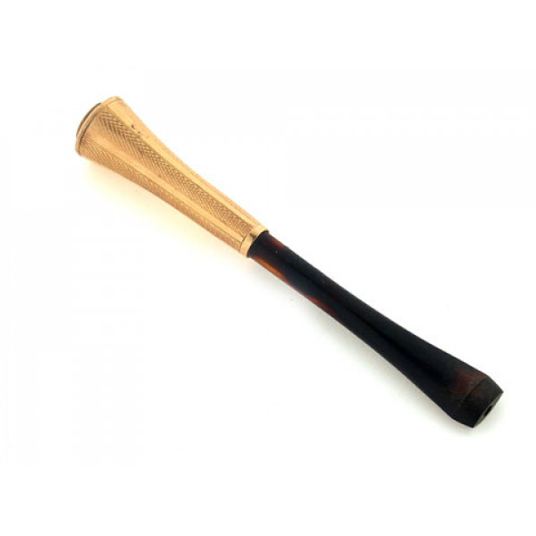 K18 Gold Pipe from the Victorian Period