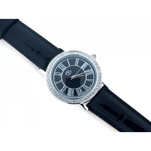 Galerie Tsangarakis Black Round Watch