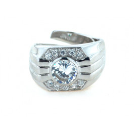 Solitaire Silver Ring