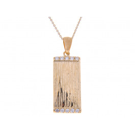 Gold Plated Silver Pendant