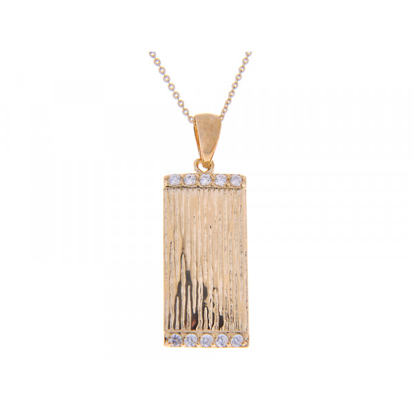 Gold Plated Silver Pendant