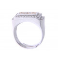 Silver "DAD" Ring