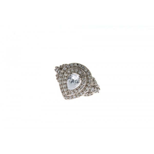 Platinum Plated Solitaire Ring