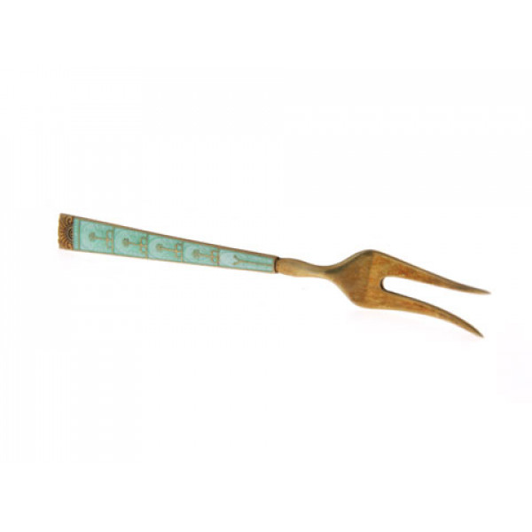 Mestenes Norwat Fork made of Silver and Enamel