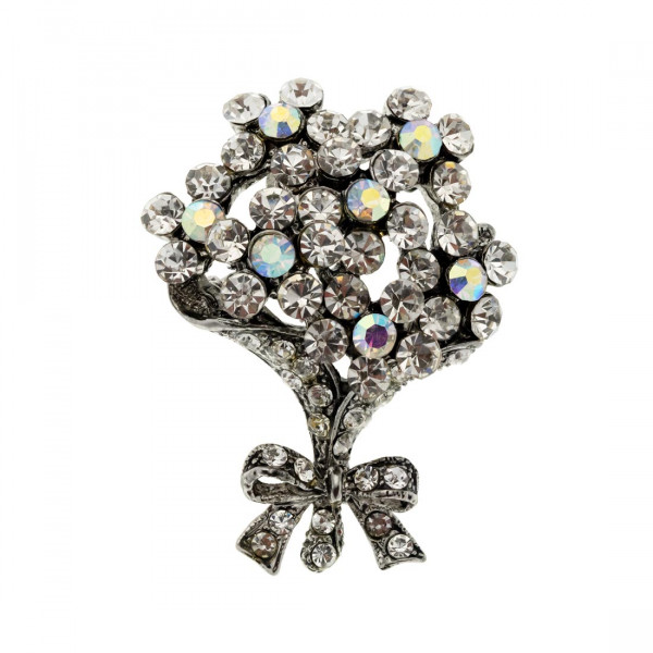 Eisenberg Ice Brooch with Swarovski Crystals