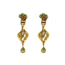 Gold Ethnic Earrings