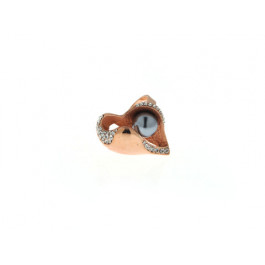 Pink Gold Plated Statement Ring