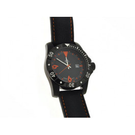 Black Leather Watch