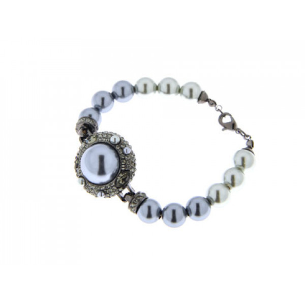 Grey Pearl Bracelet