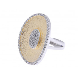 Two-Tone Statement Ring