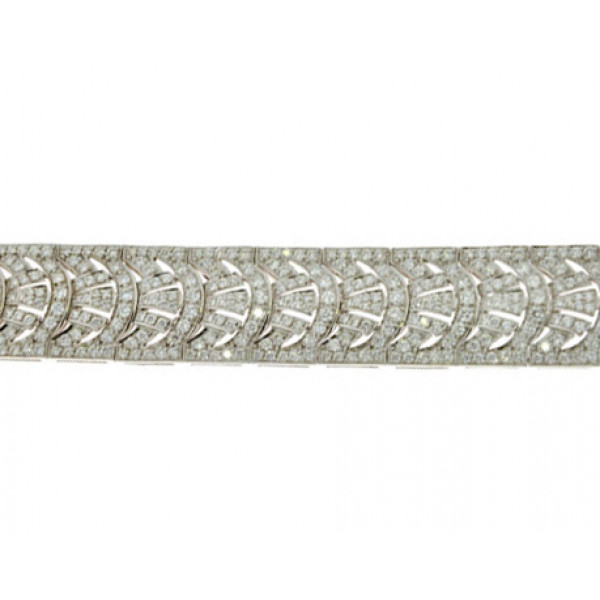 Diamond Bracelet set in 18K White Gold