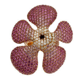 Δαχτυλίδι Carlo Palmiero με Ροζ Ζαφείρια και Μπριγιάν σε Ροζ Χρυσό Κ18 Ροζ Χρυσό Κ18 Δαχτυλίδι Carlo Palmiero με Ροζ Ζαφείρια και Μπριγιάν