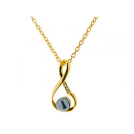 Gold Plated Pearl Pendant