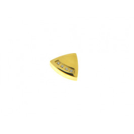 Gold Plated Triangle Pendant