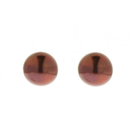 Aubergine Pearl Earrings