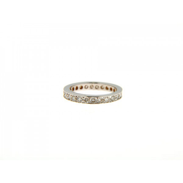 Platinum Eternity Ring adorned with Diamonds