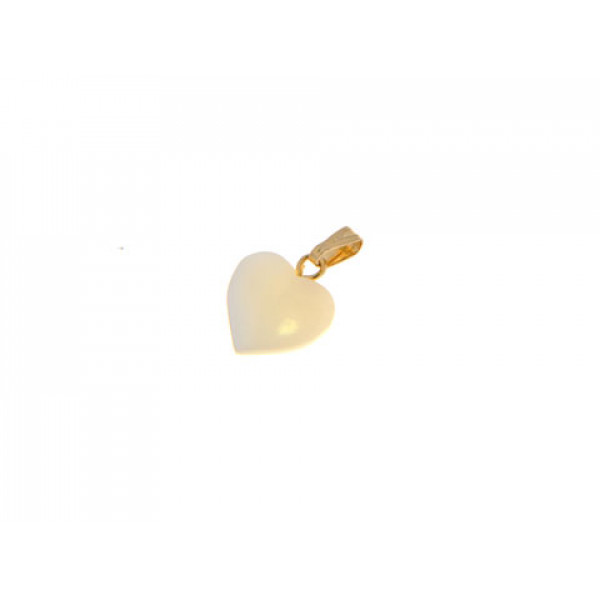 Ivory Heart Pendant 