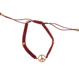 Crochet Bracelet with Rubies