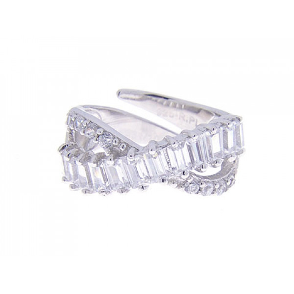 Silver White Sapphire Ring