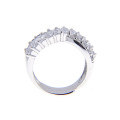 Silver White Sapphire Ring