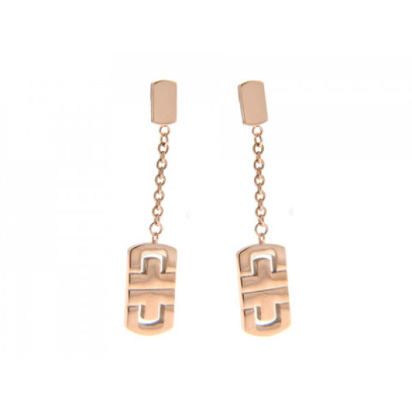 Minimal Earrings made of Pink Gold Plated Stainless Steel