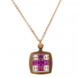 Pink Gold Plated Pendant