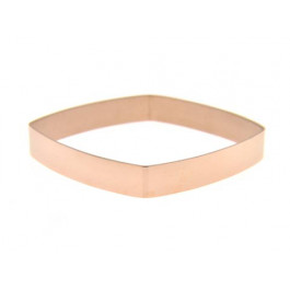 Bangle Bracelet Pink Gold Plated