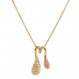Pink Gold Plated Pendant