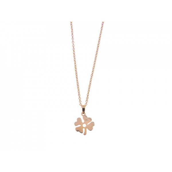 Gold Plated Four-Leaf Clover Pendant