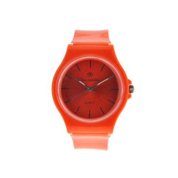 Kid's Watch with an Orange Strap and Orange Dial