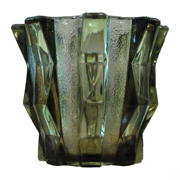 Bohemian Crystal Contemporary Vase