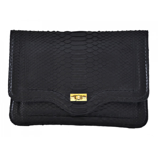 Black Clutch GT Python Collection