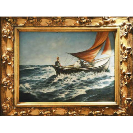 Πίνακας "Βάρκα στα Κύματα"