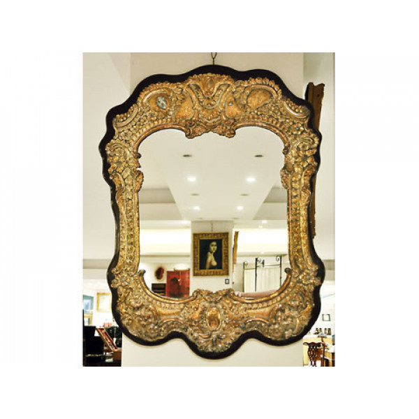 Sculptured Mirror made of 925 silver