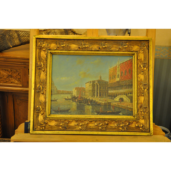 Venice Painting Oil on Canvas by Rocabello