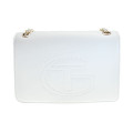 White Leather Crossbody Bag