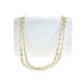 White Leather Crossbody Bag