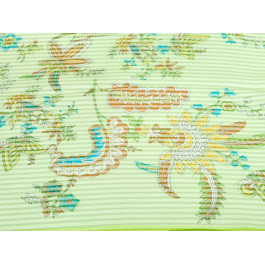 Μεταξωτό Lime Φουλάρι