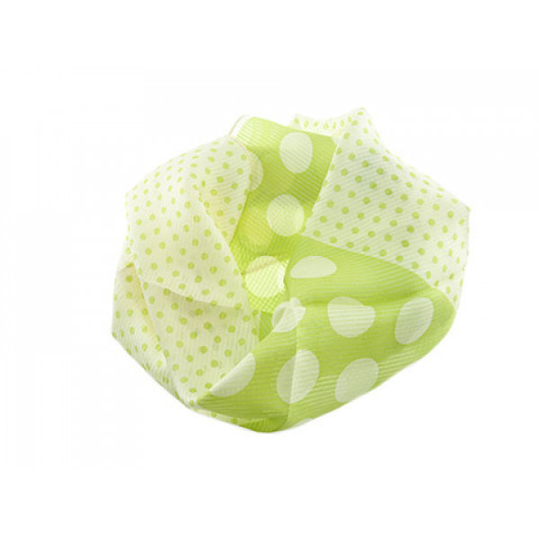 Lime Polka Dot Scarf